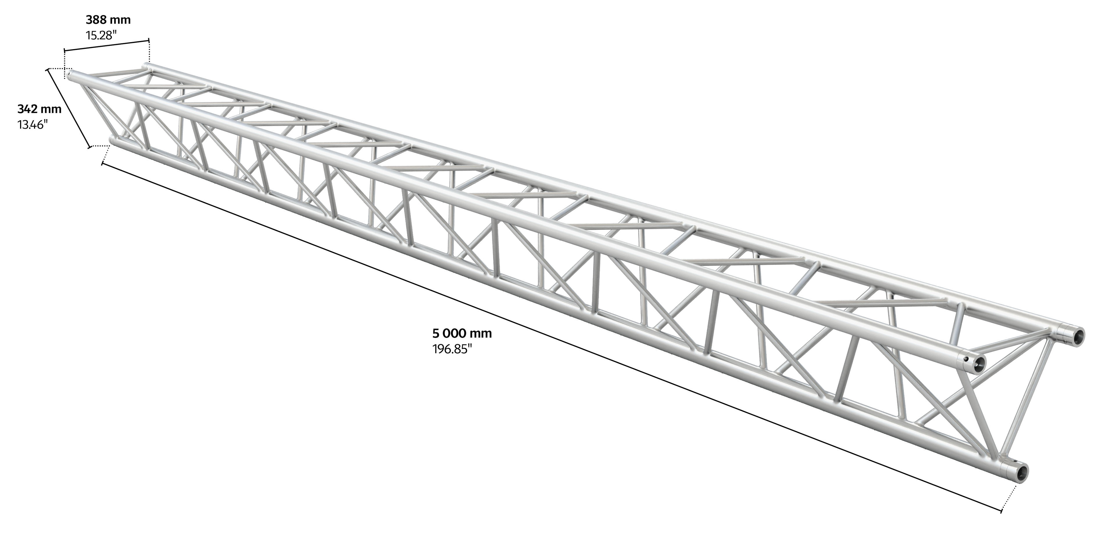 M390K trio 5m length truss