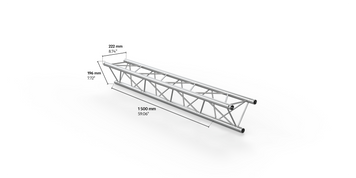 M222 trio 1,5m length truss