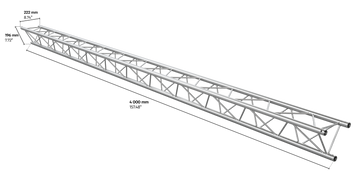 M222 trio 4m length truss