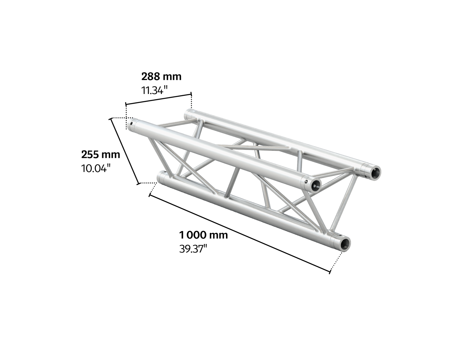 M290VU trio 1m length truss  HD