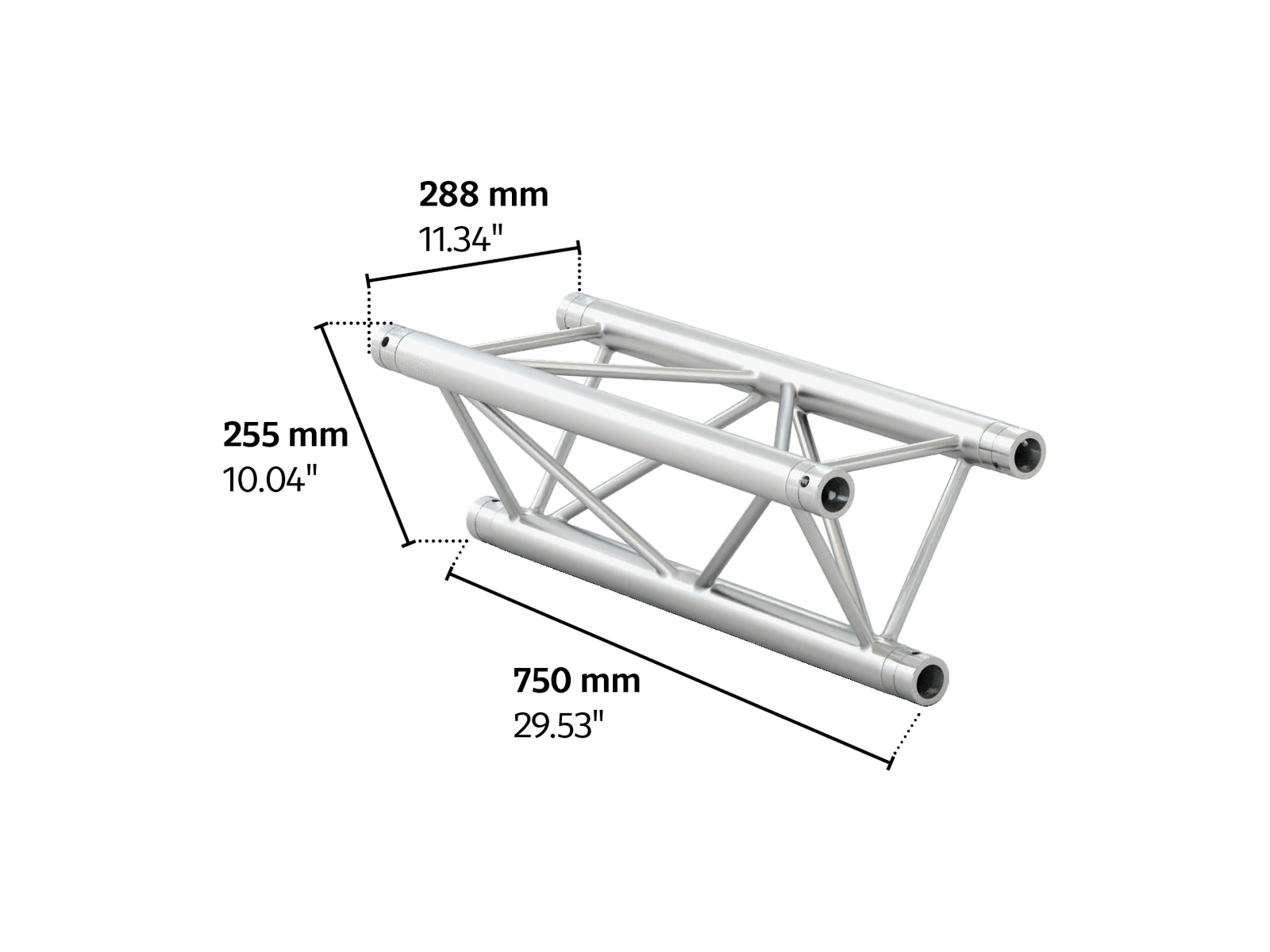 M290VU trio 0,75m length truss HD