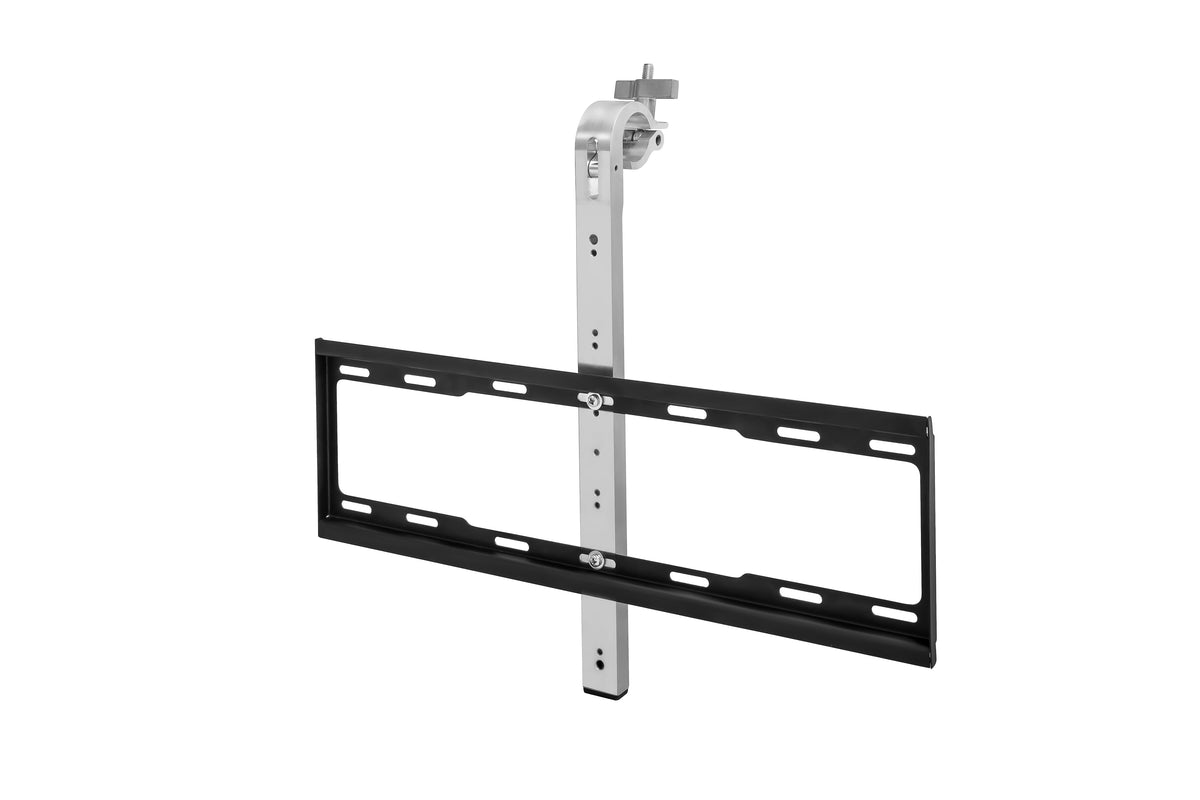 TV-BRCKT-Allows for the safe and secure hanging of LCD and Plasma screens to both horizontal and vertical truss. Includes standard VESA compatible frame and all connection material, weight capacity 30kg