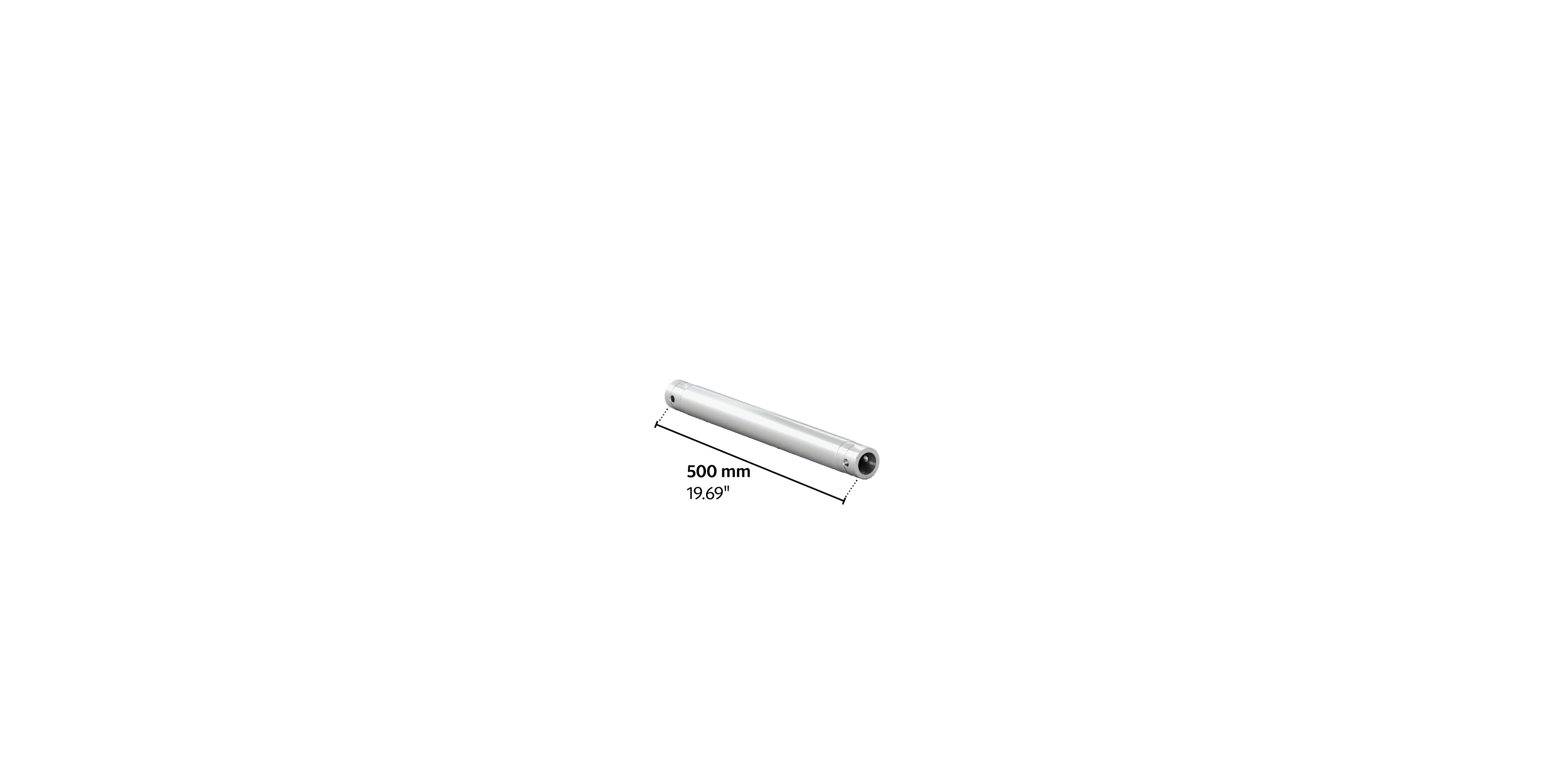 M100B single tube 0,5m length, color