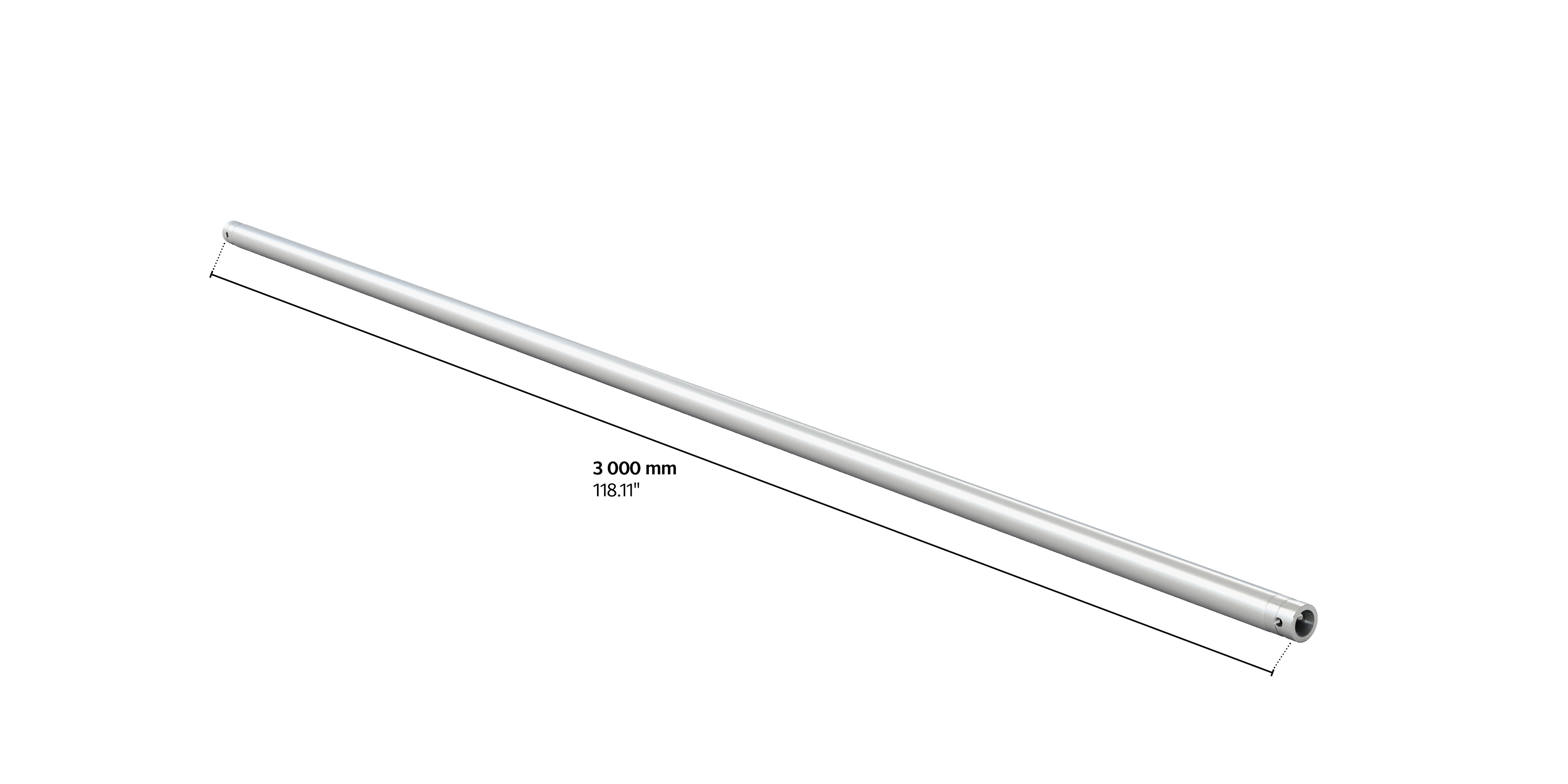 M100U single tube 3m length