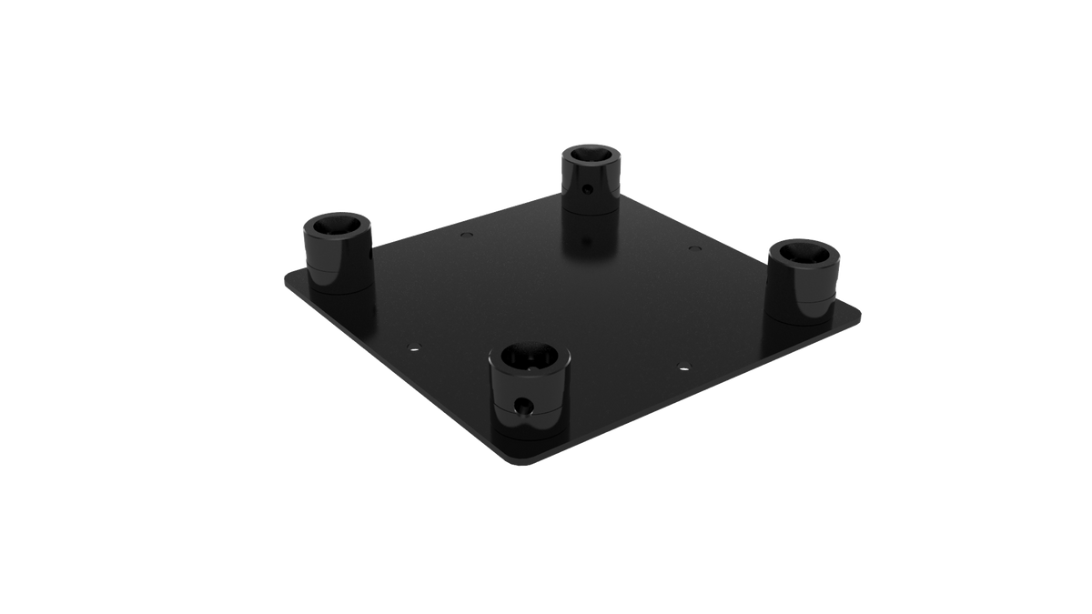M290U quatro wall plate with female receivers, color