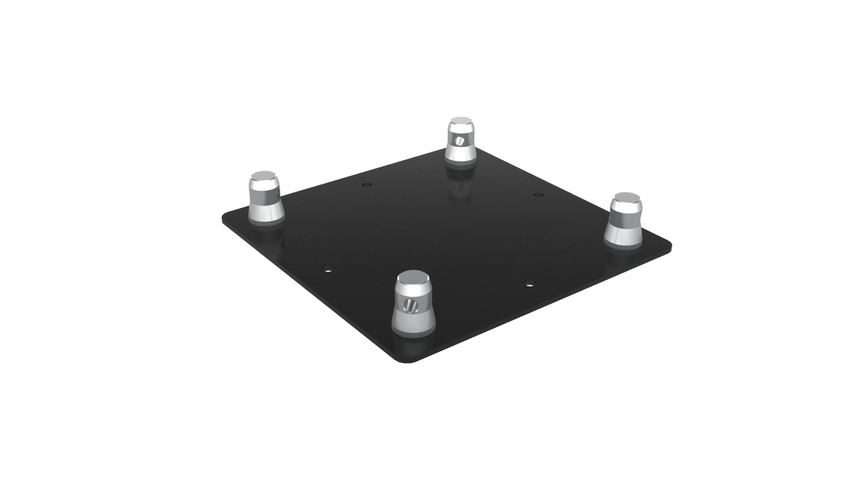 M290U quatro wall plate with half connectors, color