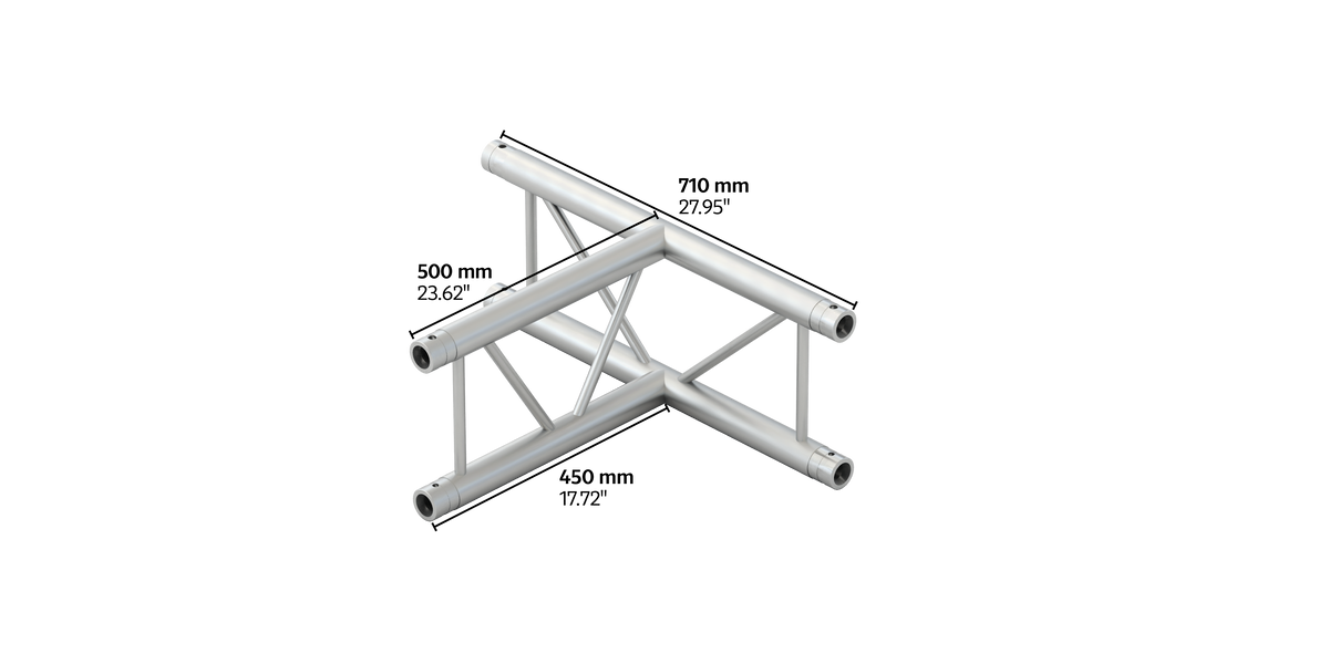 M290VF duo 3way vertical truss tee piece HD