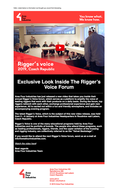 Riggers Voice 2019